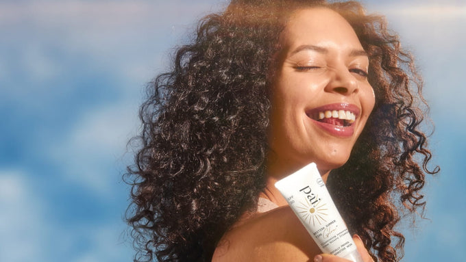 Glowing mineral sunscreen for sensitive skin