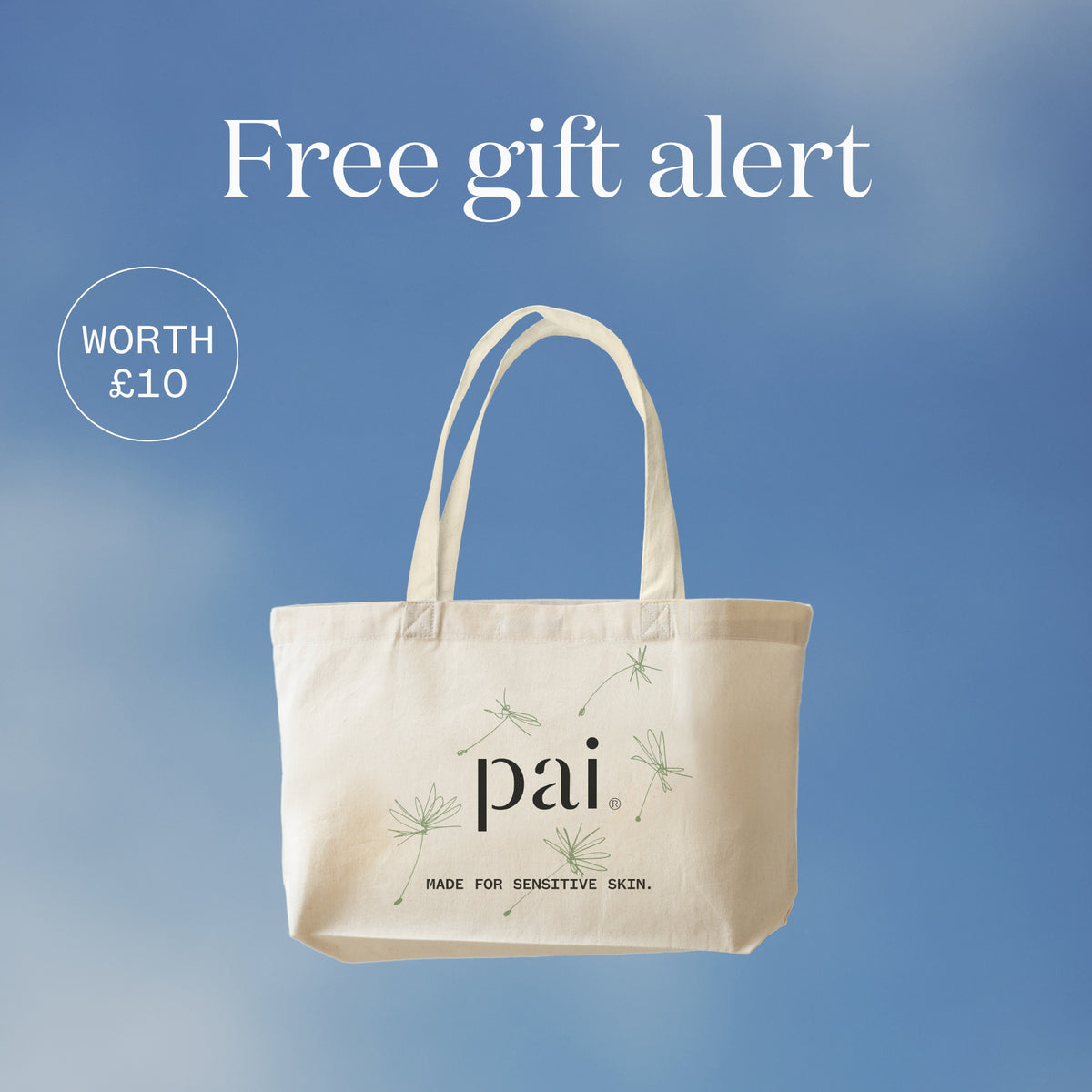 Free Organic Tote Bag when you spend £50
