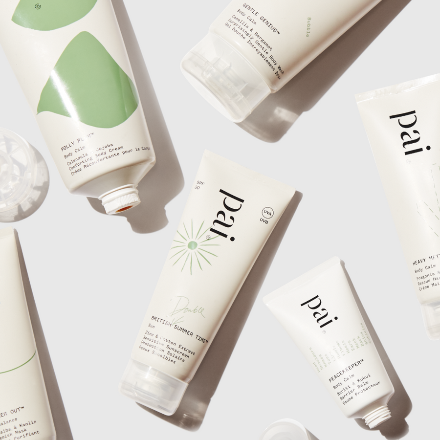 SPF, Hand and Body Creams, Shower Gel, Face Masks, Exfoliator, Eye Gel, Mini Cleanser and Balm