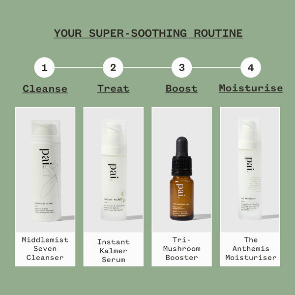 Tri-Mushroom Super-Soothing Booster Routine