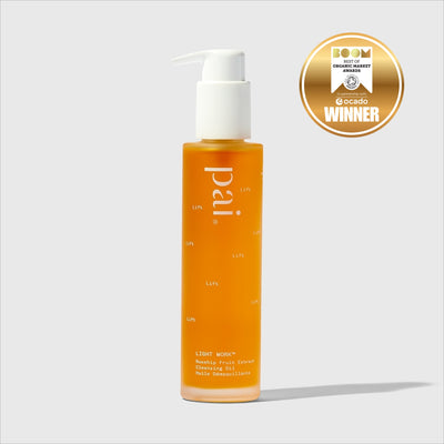 Light Work Cleansing Oil product bottle featuring rosehip