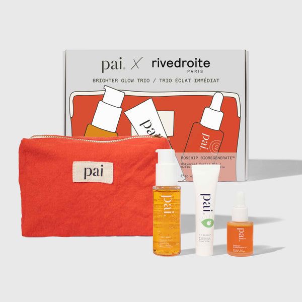 Brighter Glow Trio Moisturiser, Face Oil and Cleanser Bundle